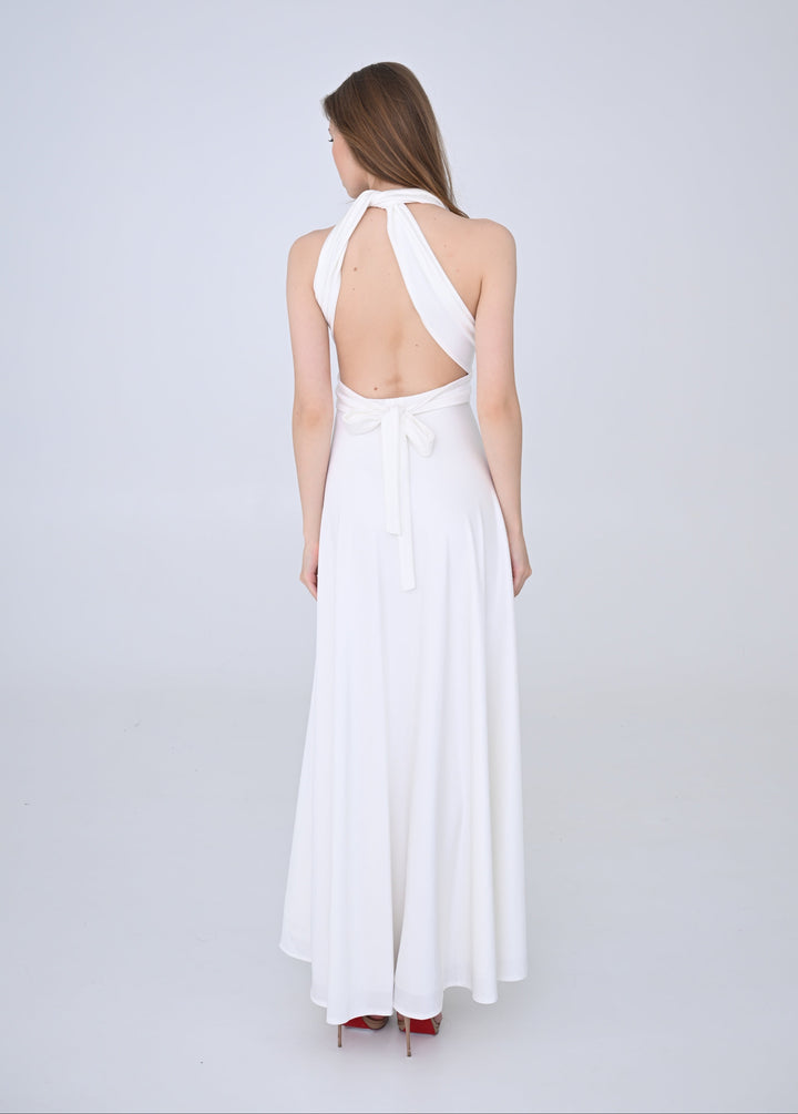 Ivory MULTI long dress