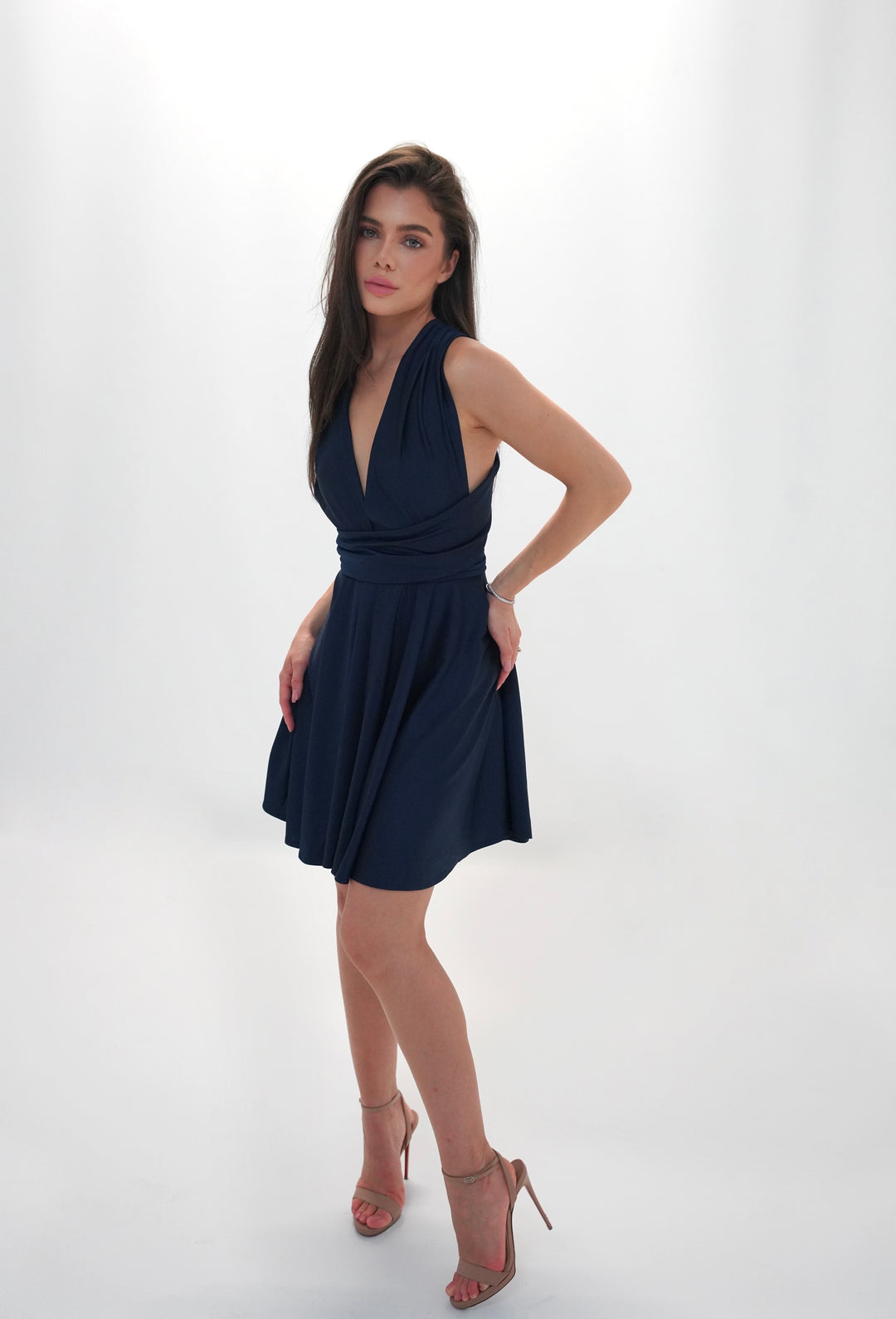 Navy MULTI short dress