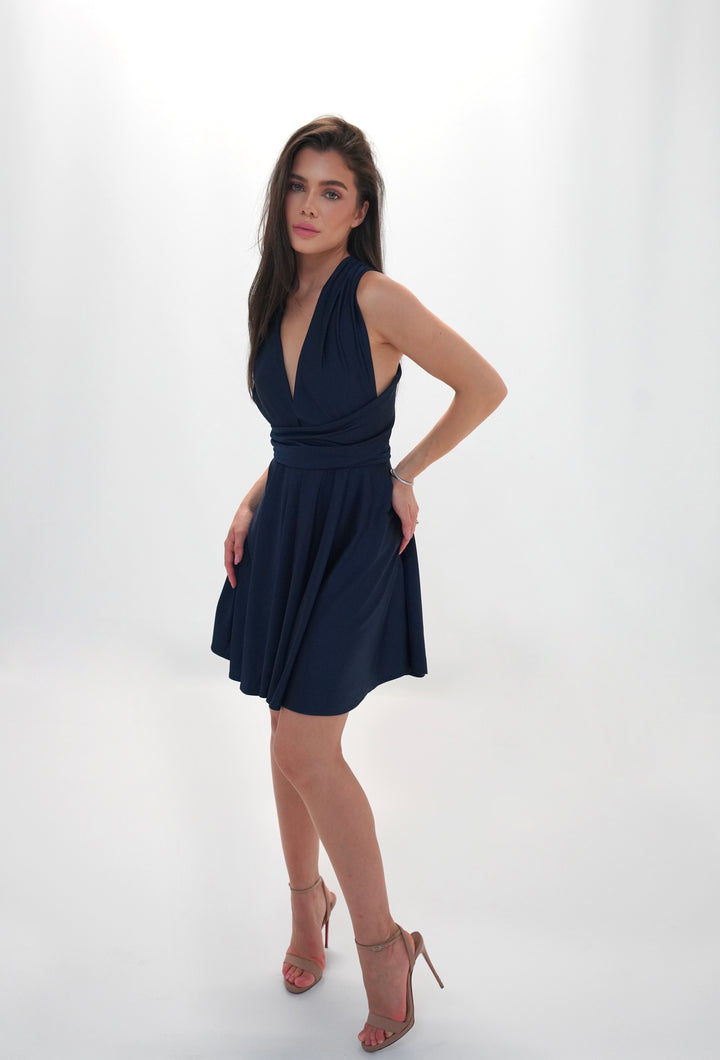 Navy MULTI short dress
