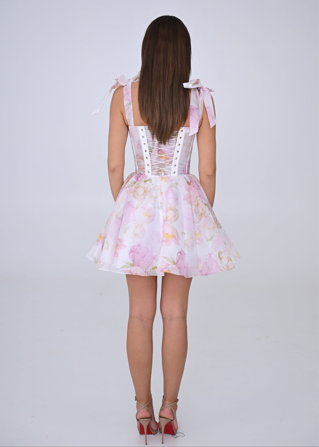 Rose floral CORSET dress