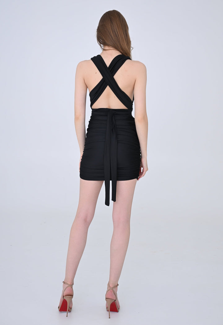 Black MULTI pencil dress