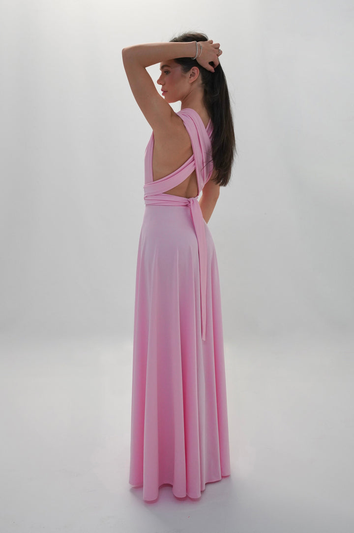 Rose MULTI long dress