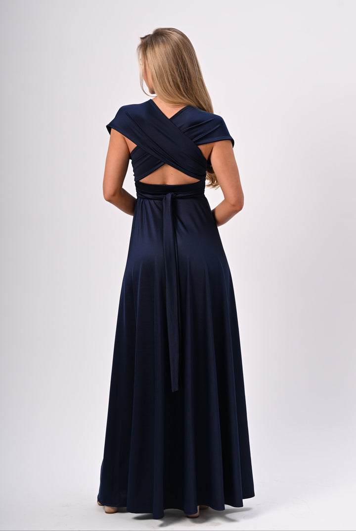Navy MULTI long dress