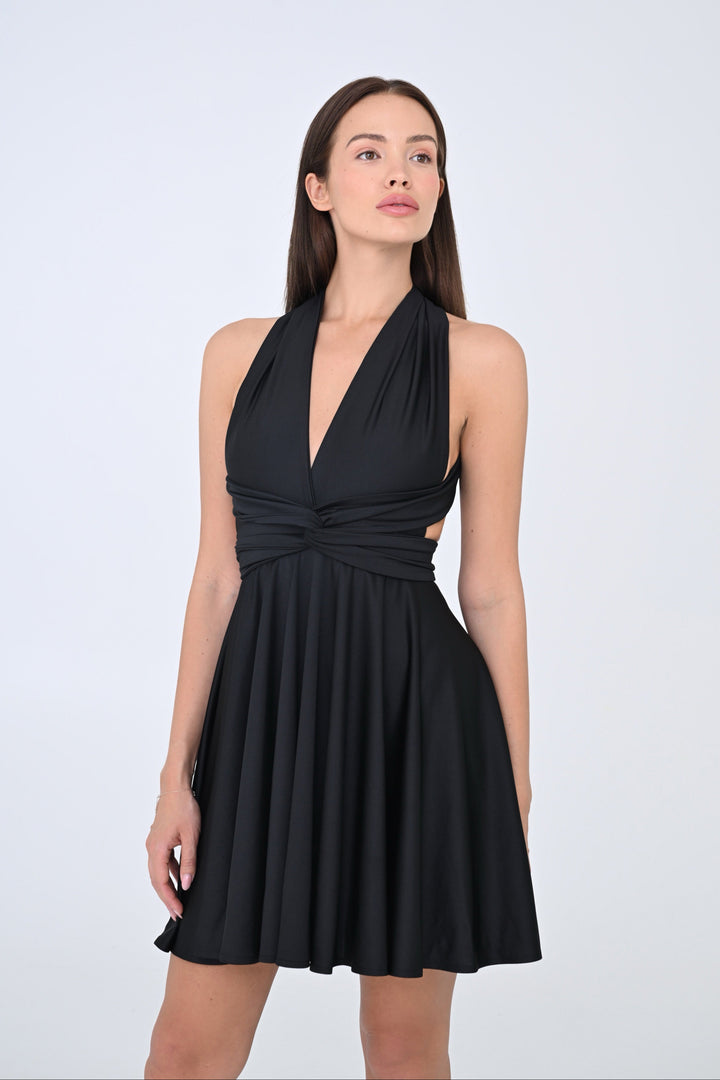 Black MULTI short dress