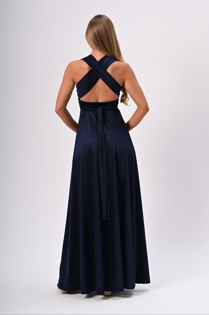Navy MULTI long dress