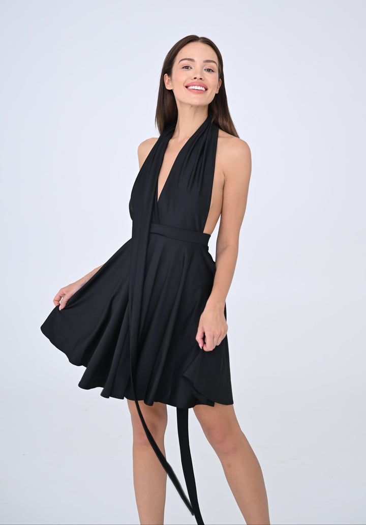 Black MULTI short dress