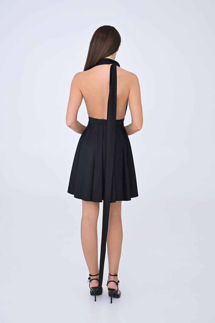 Black MULTI short dress
