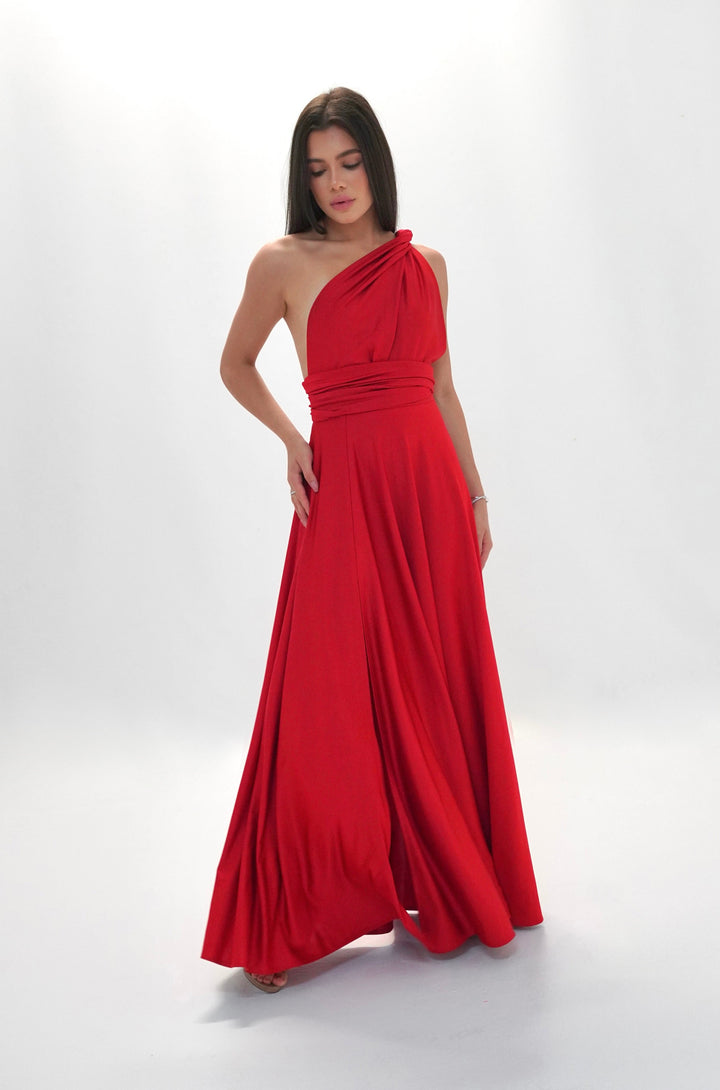 Red MULTI long dress