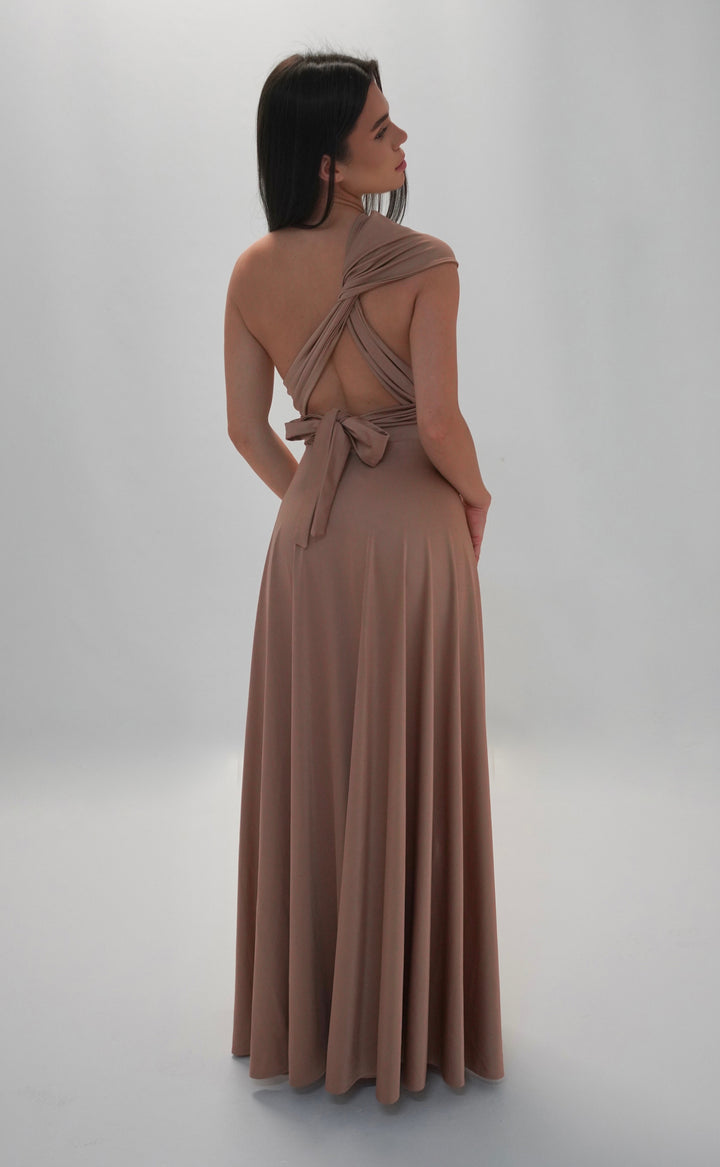 Beige MULTI long dress