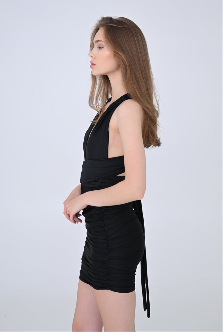 Black MULTI pencil dress