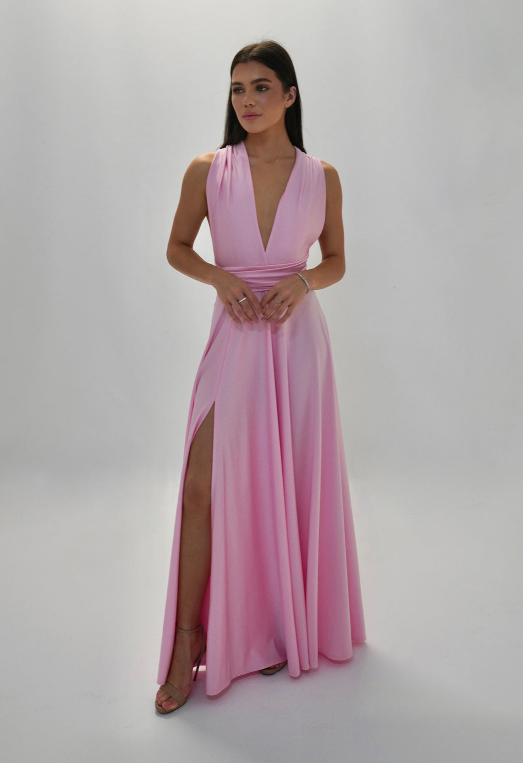 Rose MULTI long dress