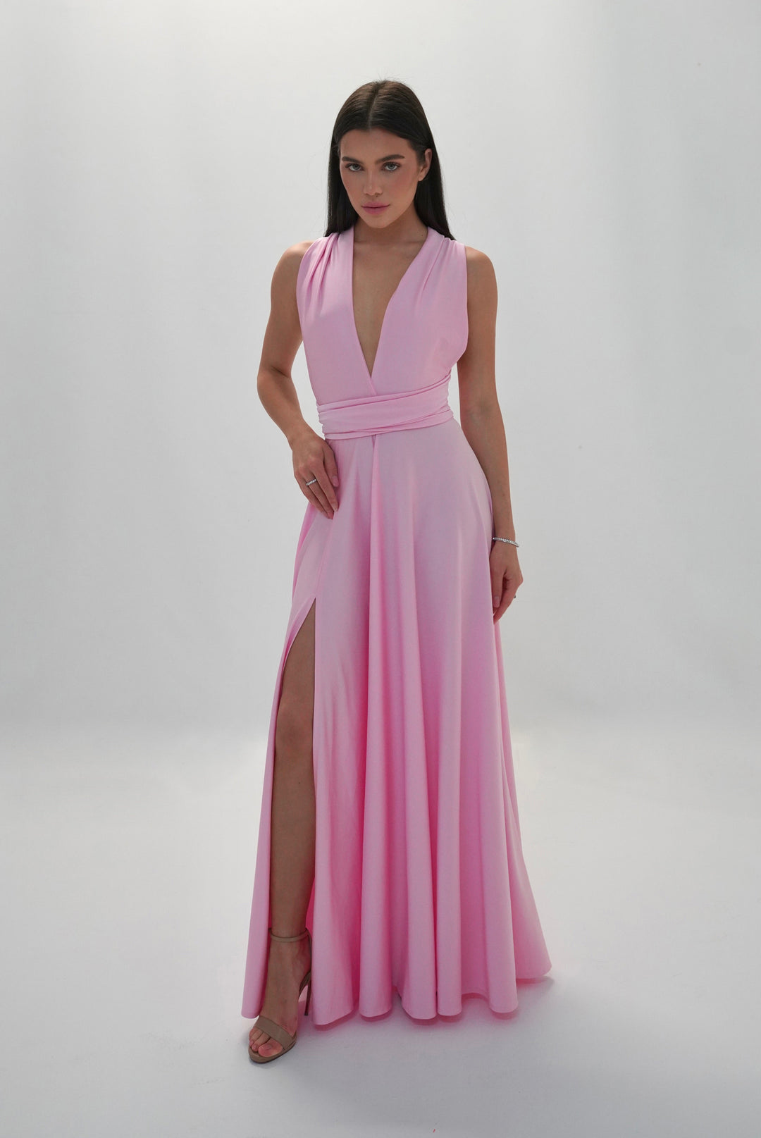 Rose MULTI long dress