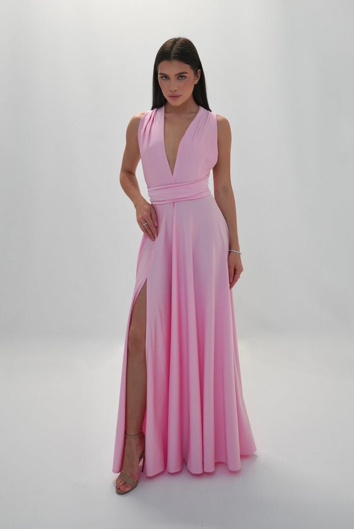 Rose MULTI long dress