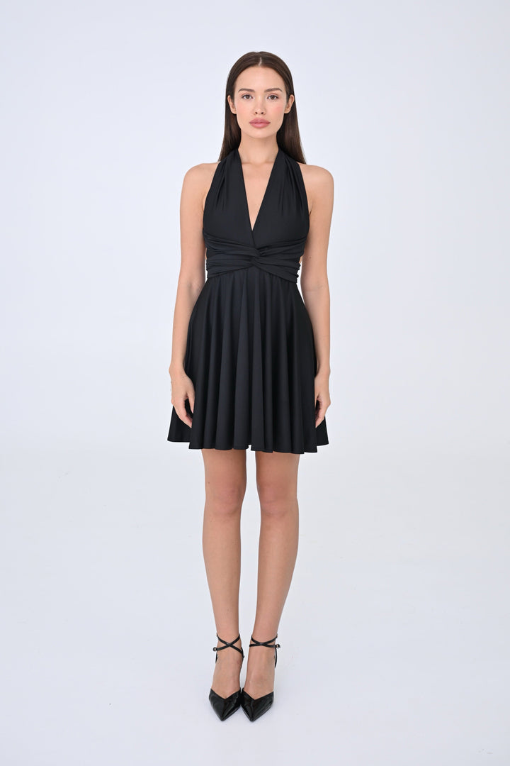 Black MULTI short dress