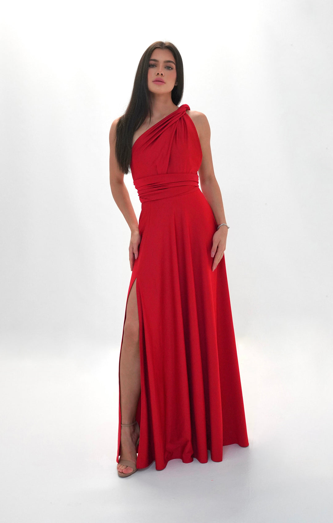 Red MULTI long dress