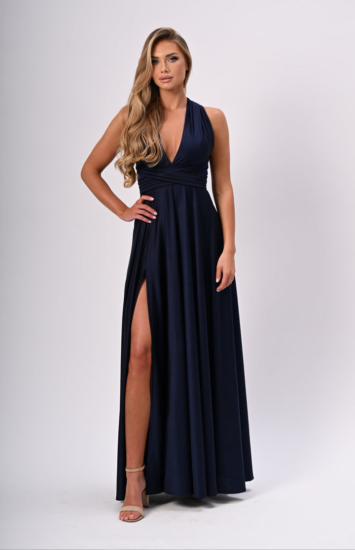 Navy MULTI long dress