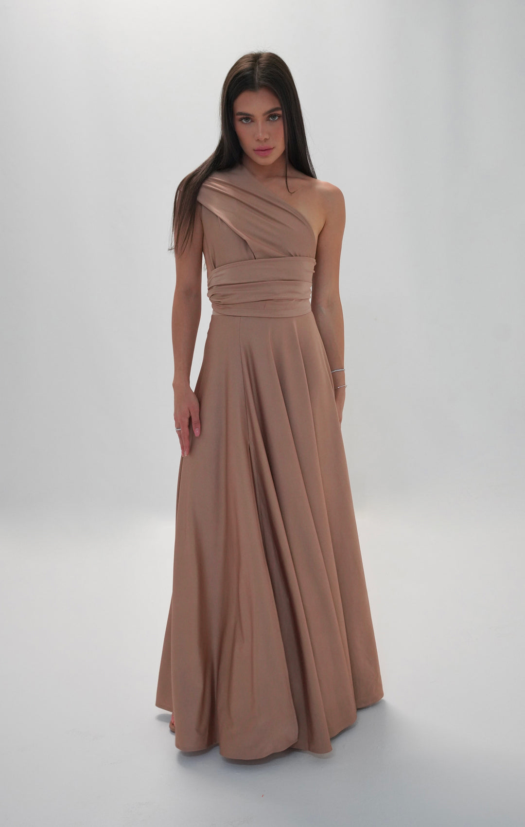 Beige MULTI long dress