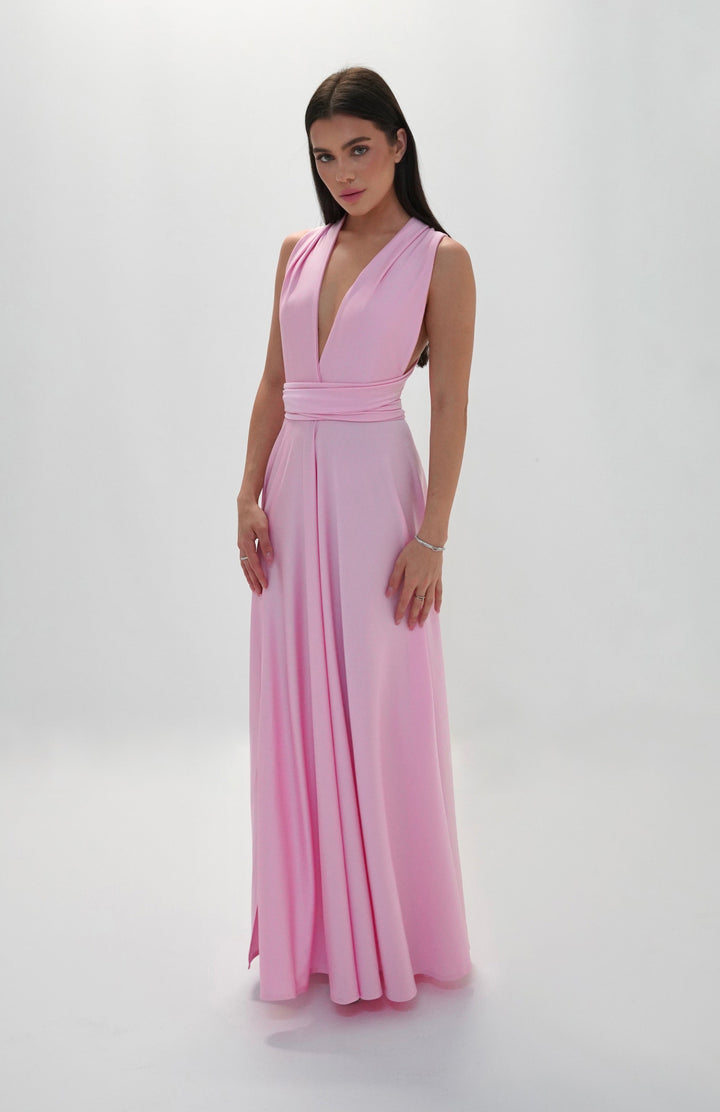 Rose MULTI long dress