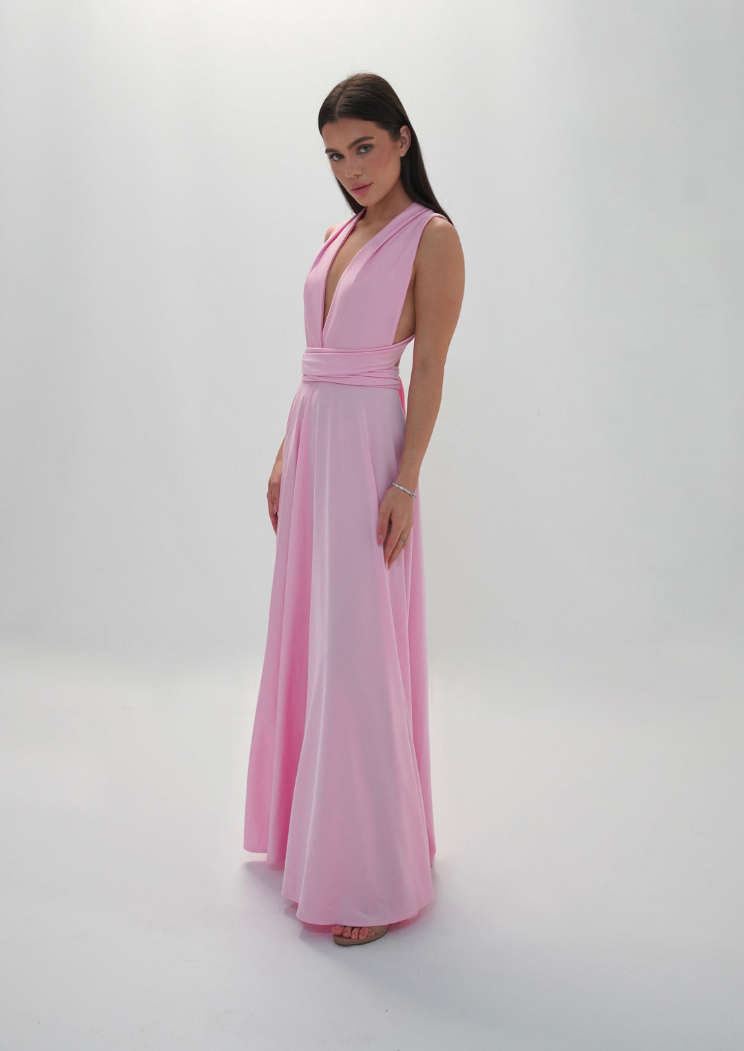 Rose MULTI long dress
