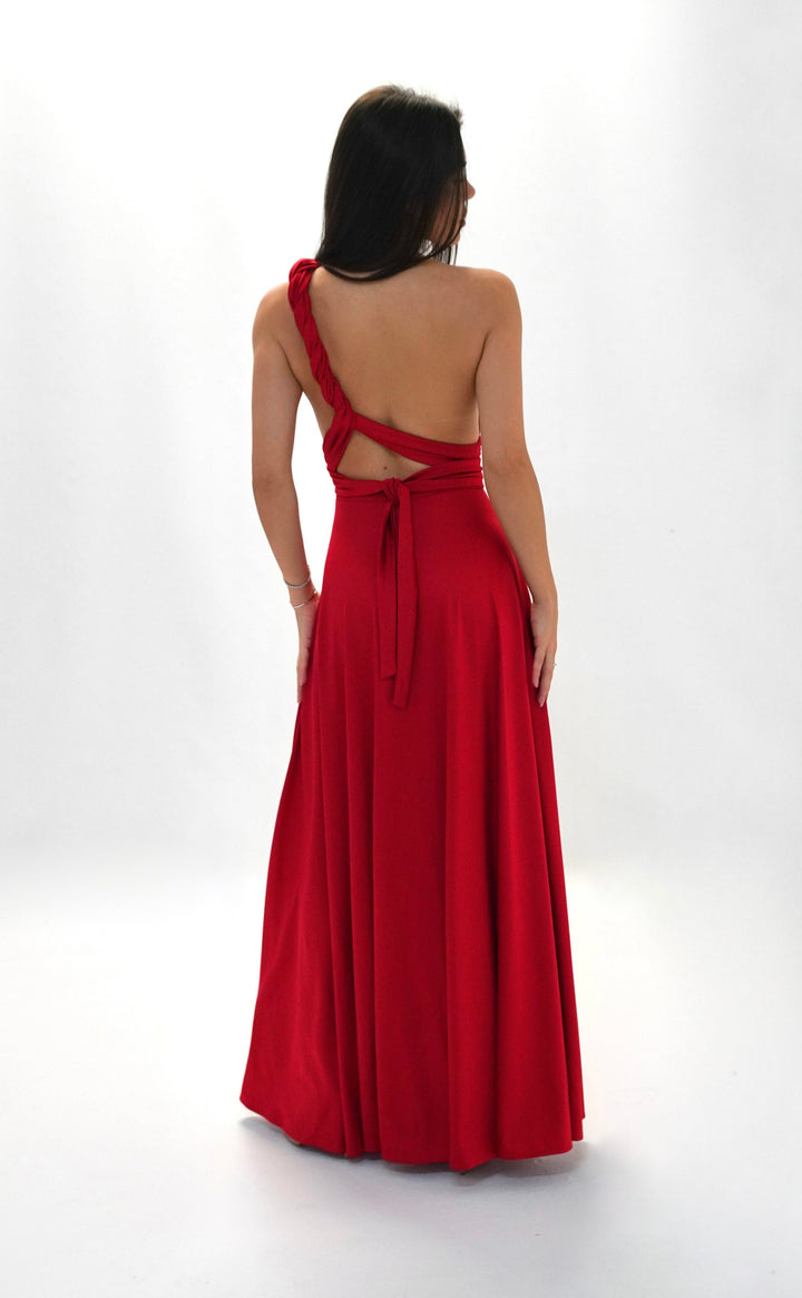 Red MULTI long dress