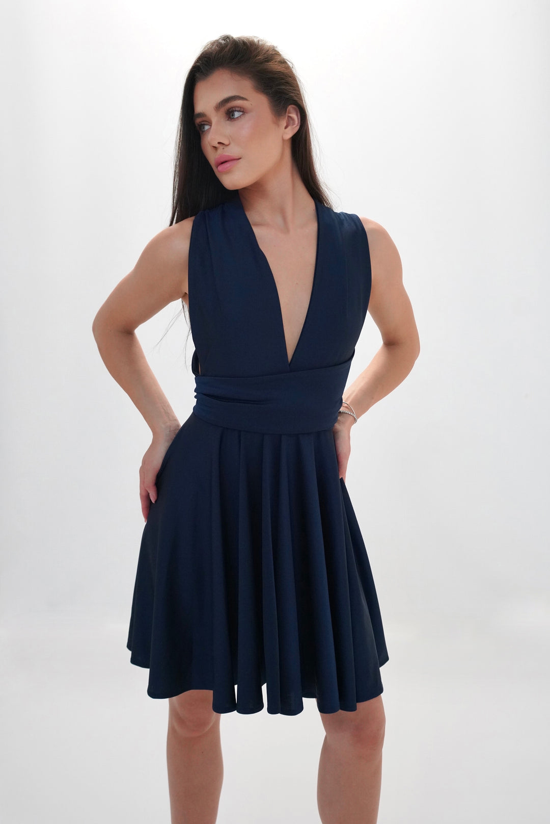 Navy MULTI short dress