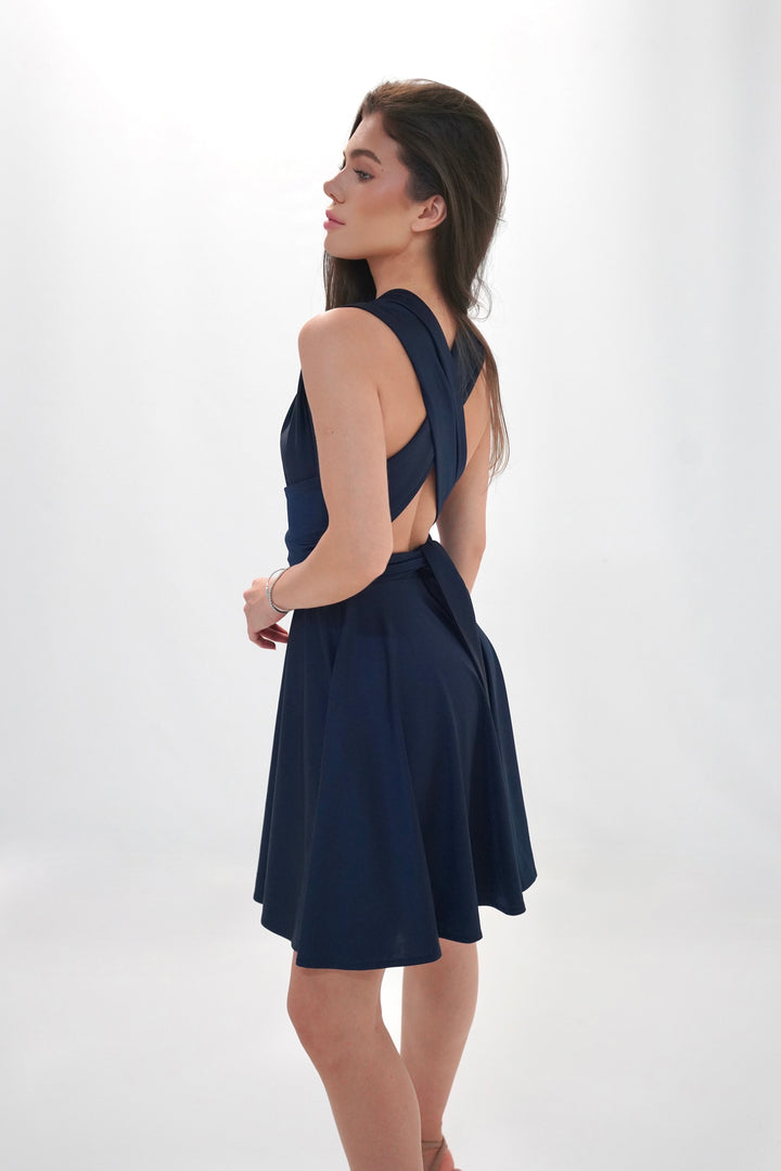 Navy MULTI short dress