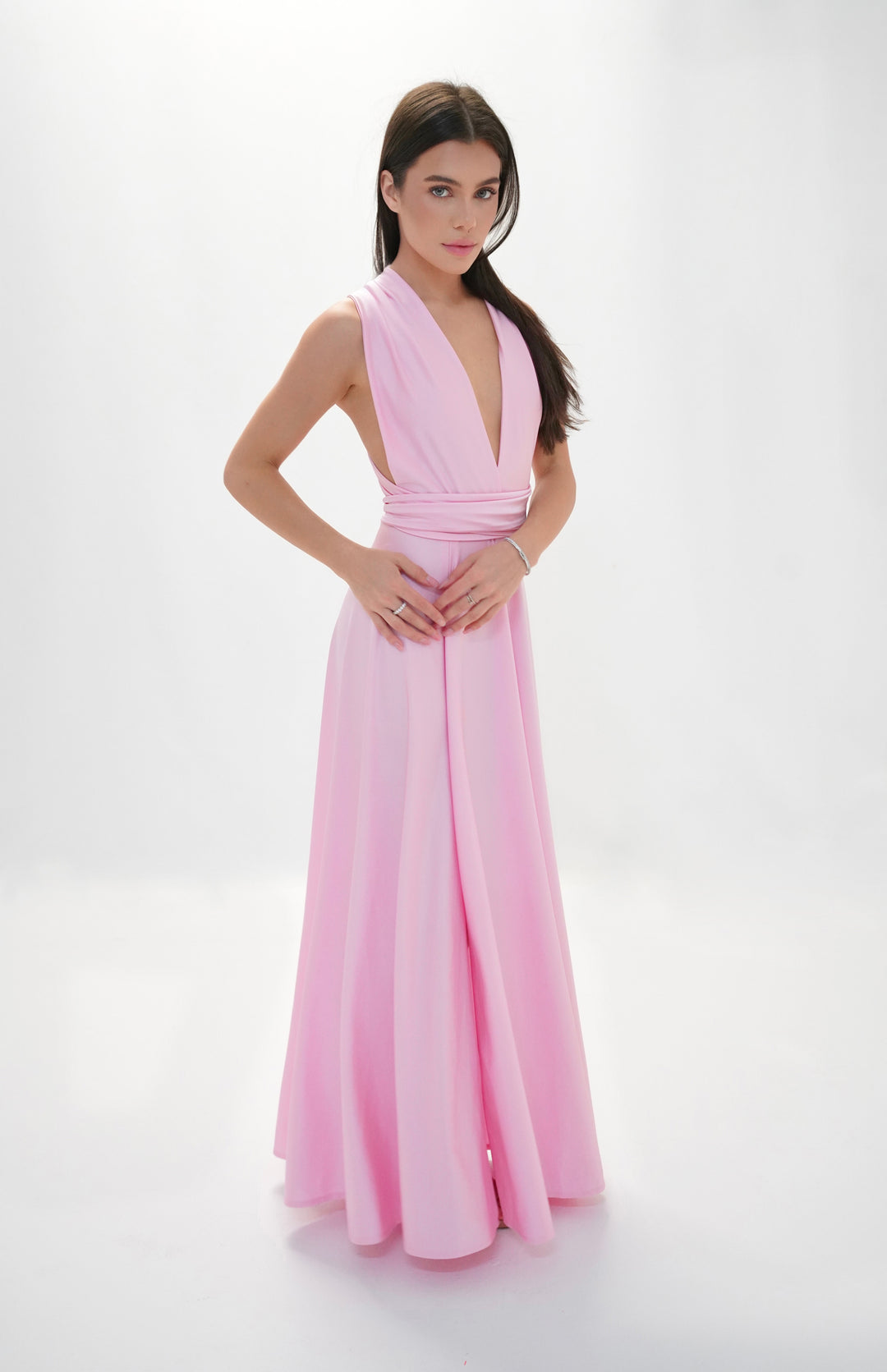 Rose MULTI long dress