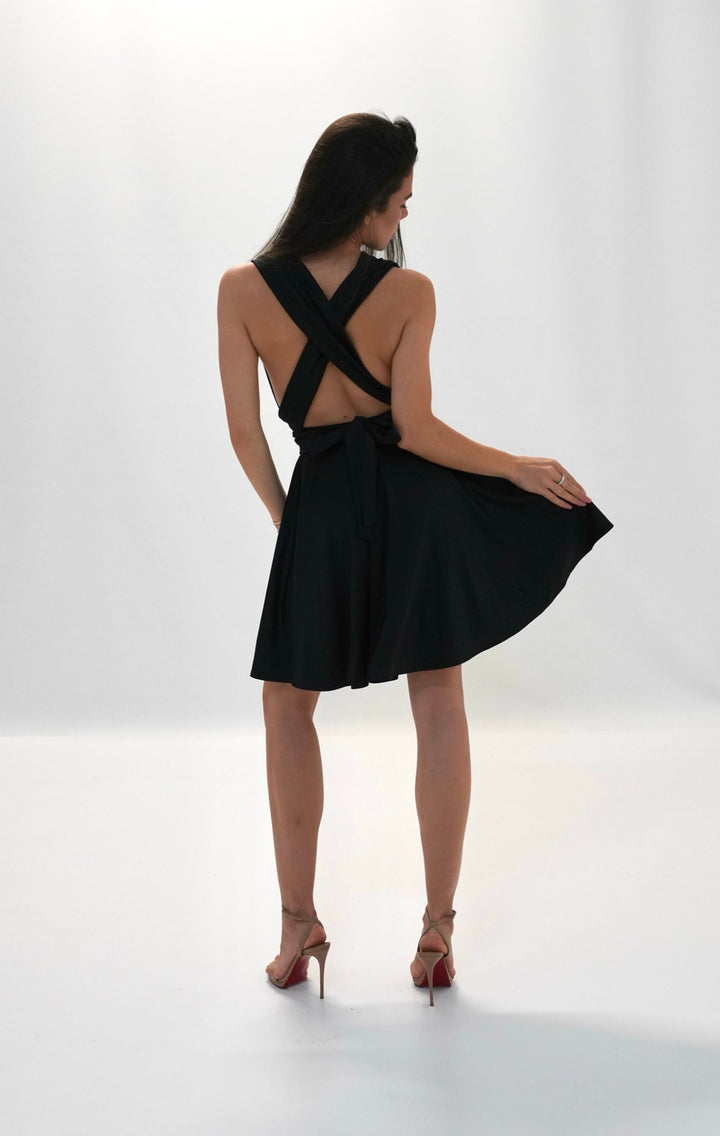 Black MULTI short dress