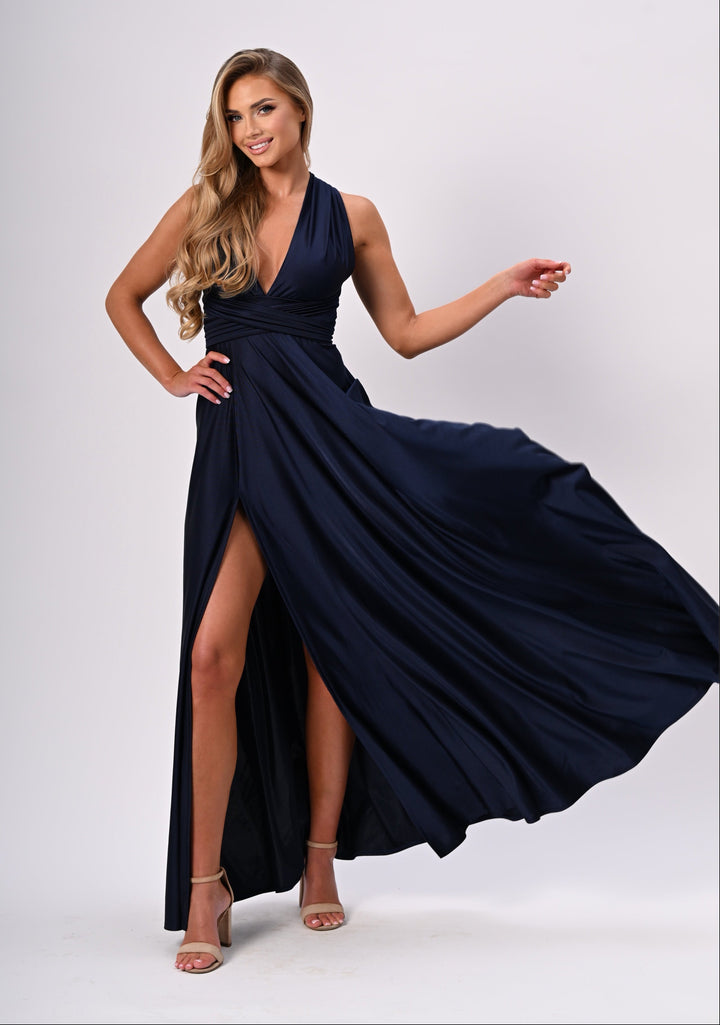 Navy MULTI long dress