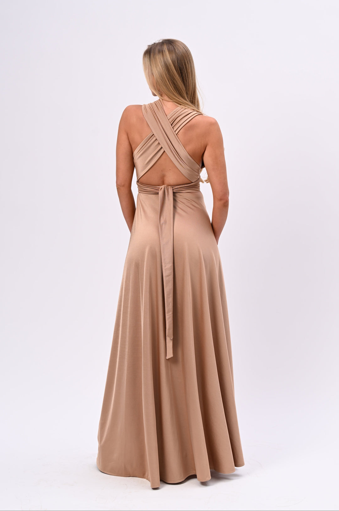 Beige MULTI long dress