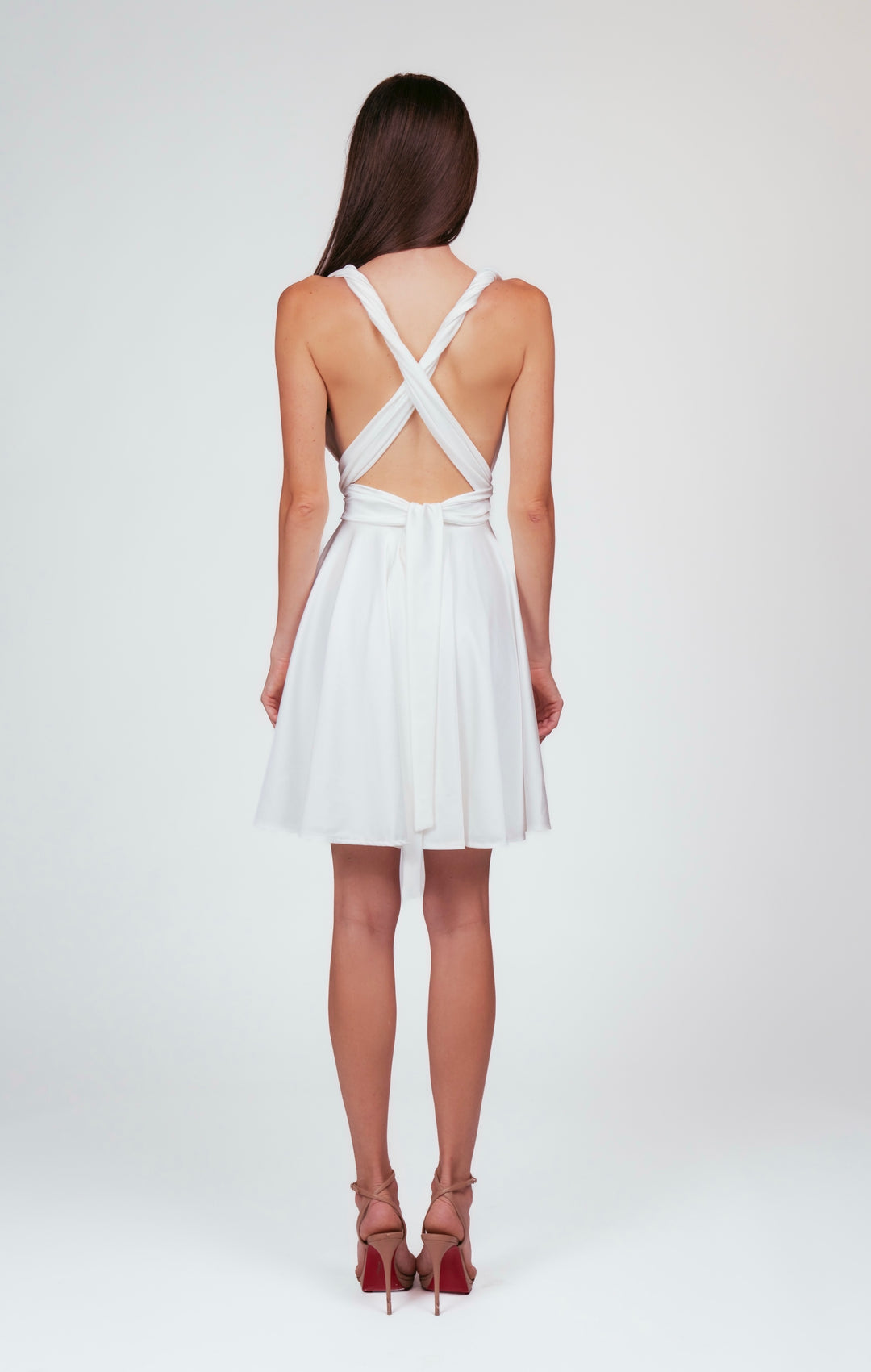 Ivory MULTI short dress