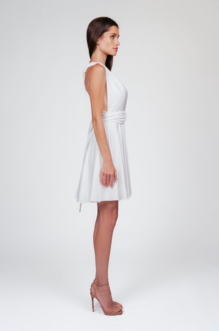 Ivory MULTI short dress