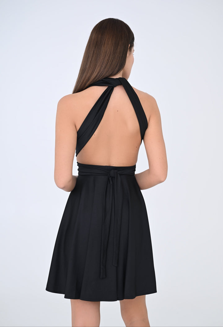 Black MULTI short dress