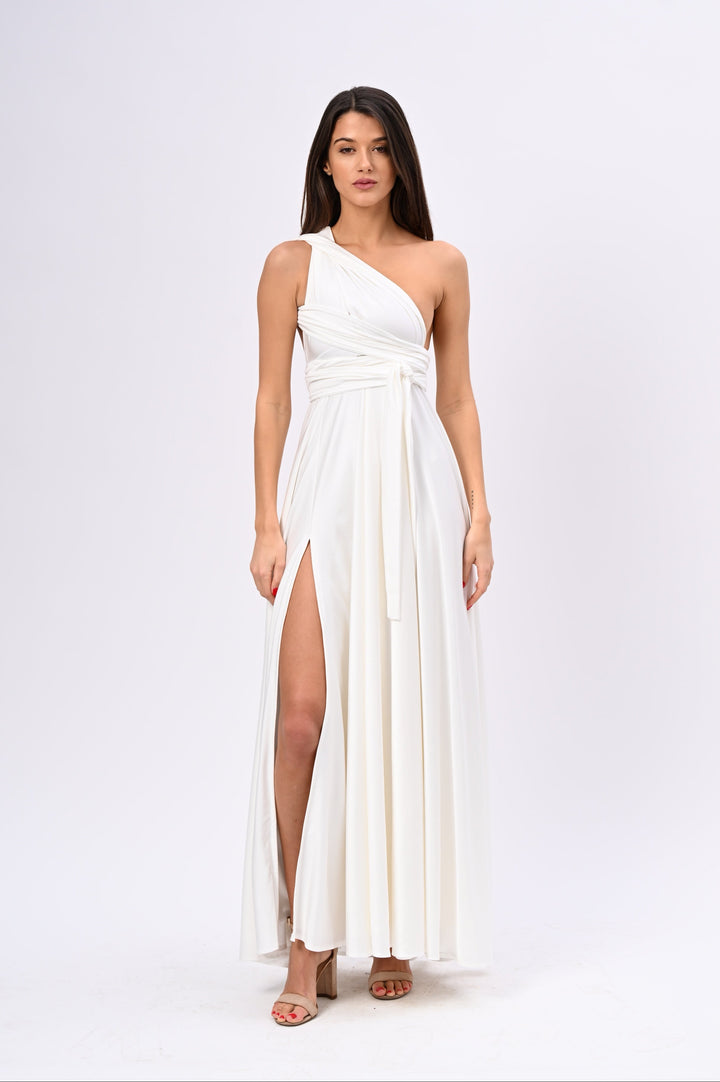 Ivory MULTI long dress