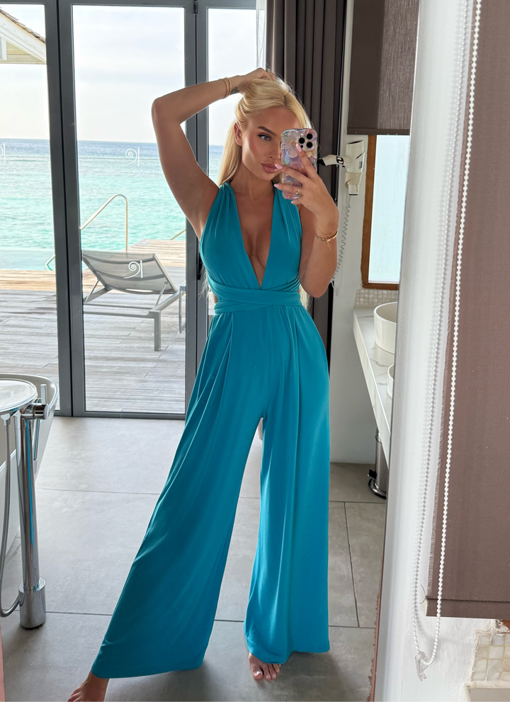 Light Blue MULTI jumpsuit