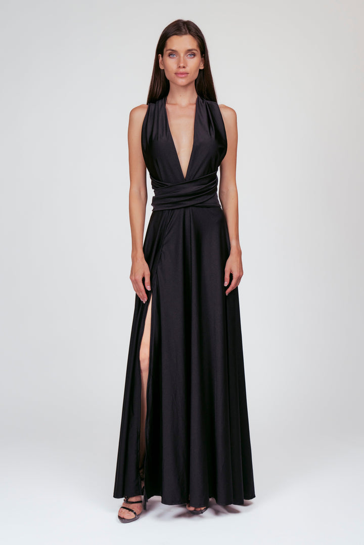 Black MULTI long dress