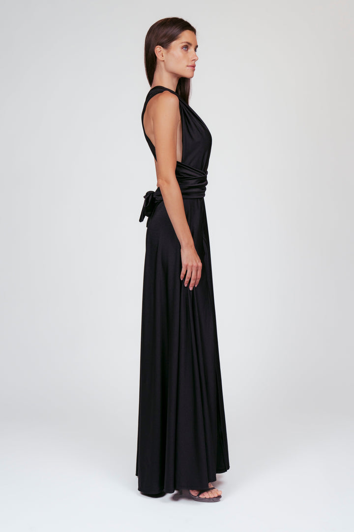 Black MULTI long dress