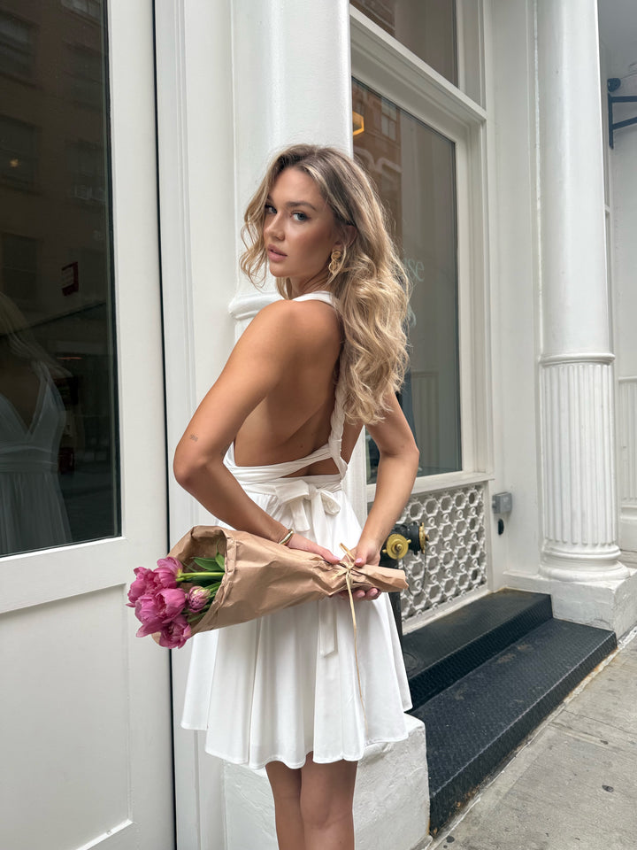 Ivory MULTI short dress